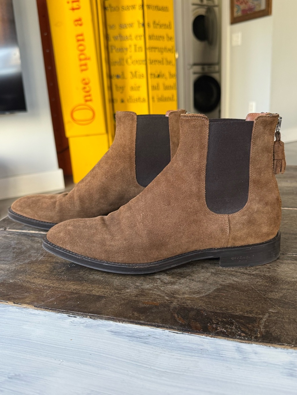 Givenchy Brown Suede Chelsea Boots